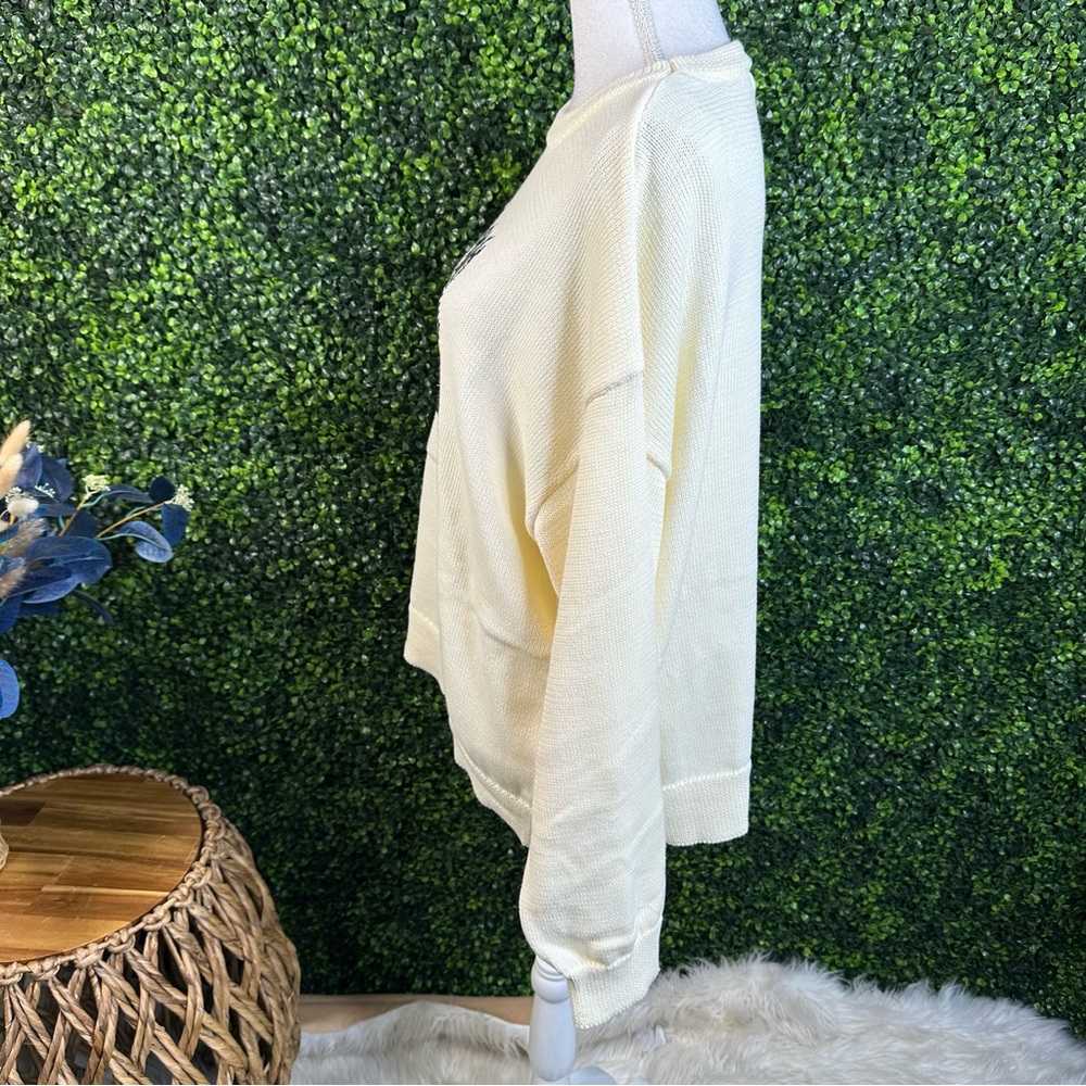Nwt ivory knit horse graphic long sleeve - Picture 8 of 13